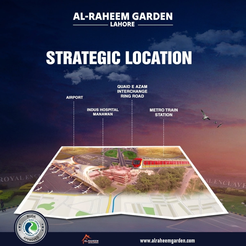 Al Raheem Garden Location Map & Nearby Landmarks